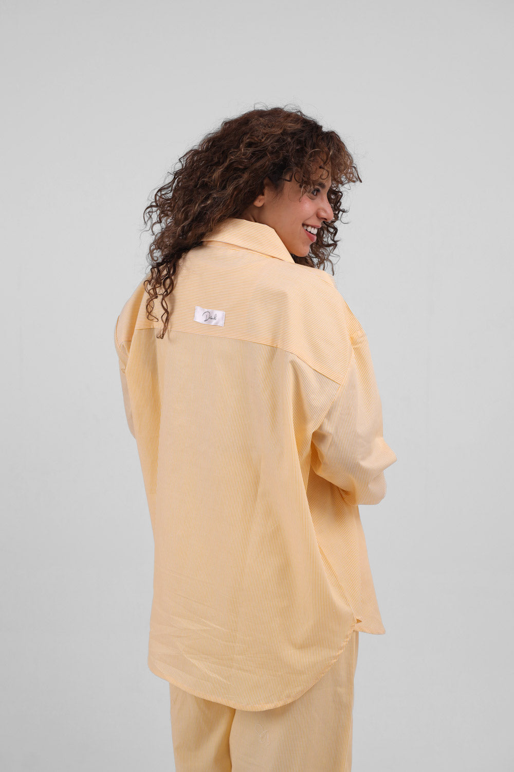 Every Day Butter Yellow poplin shirt