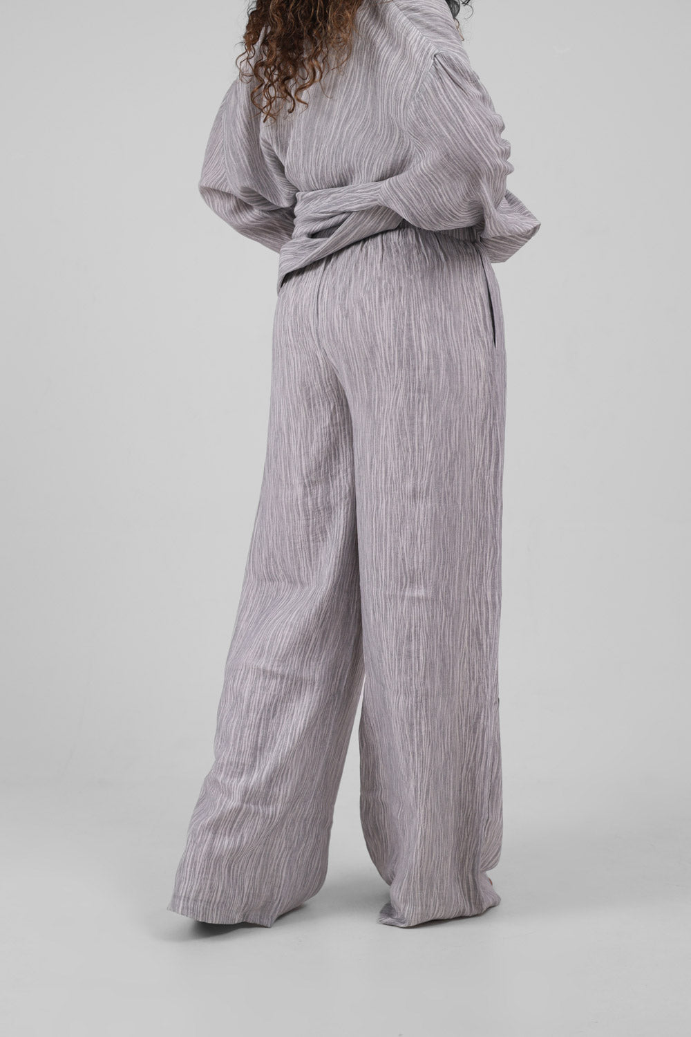 Essentials linen layered Grey pants