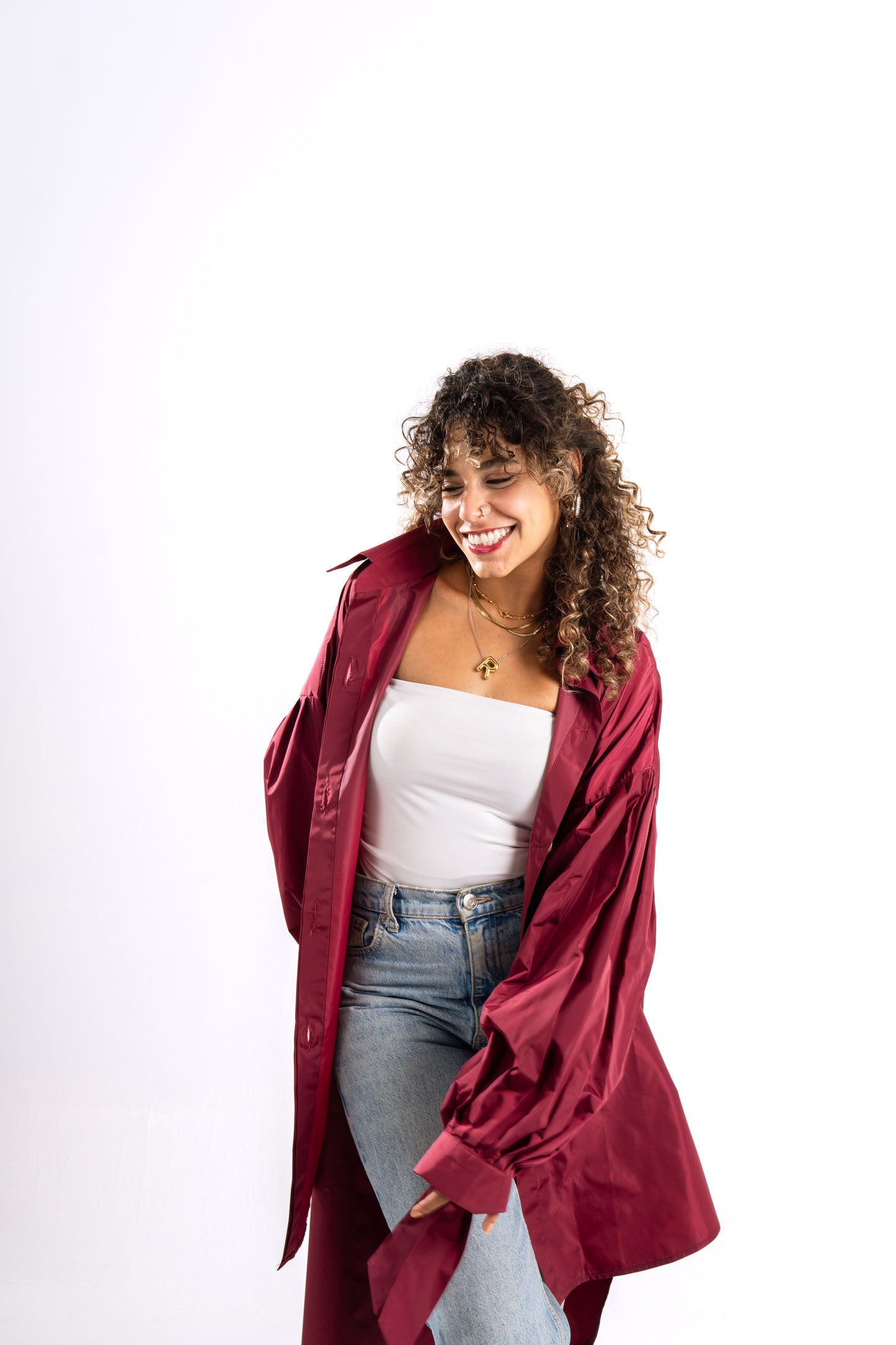 Red waterproof shirt