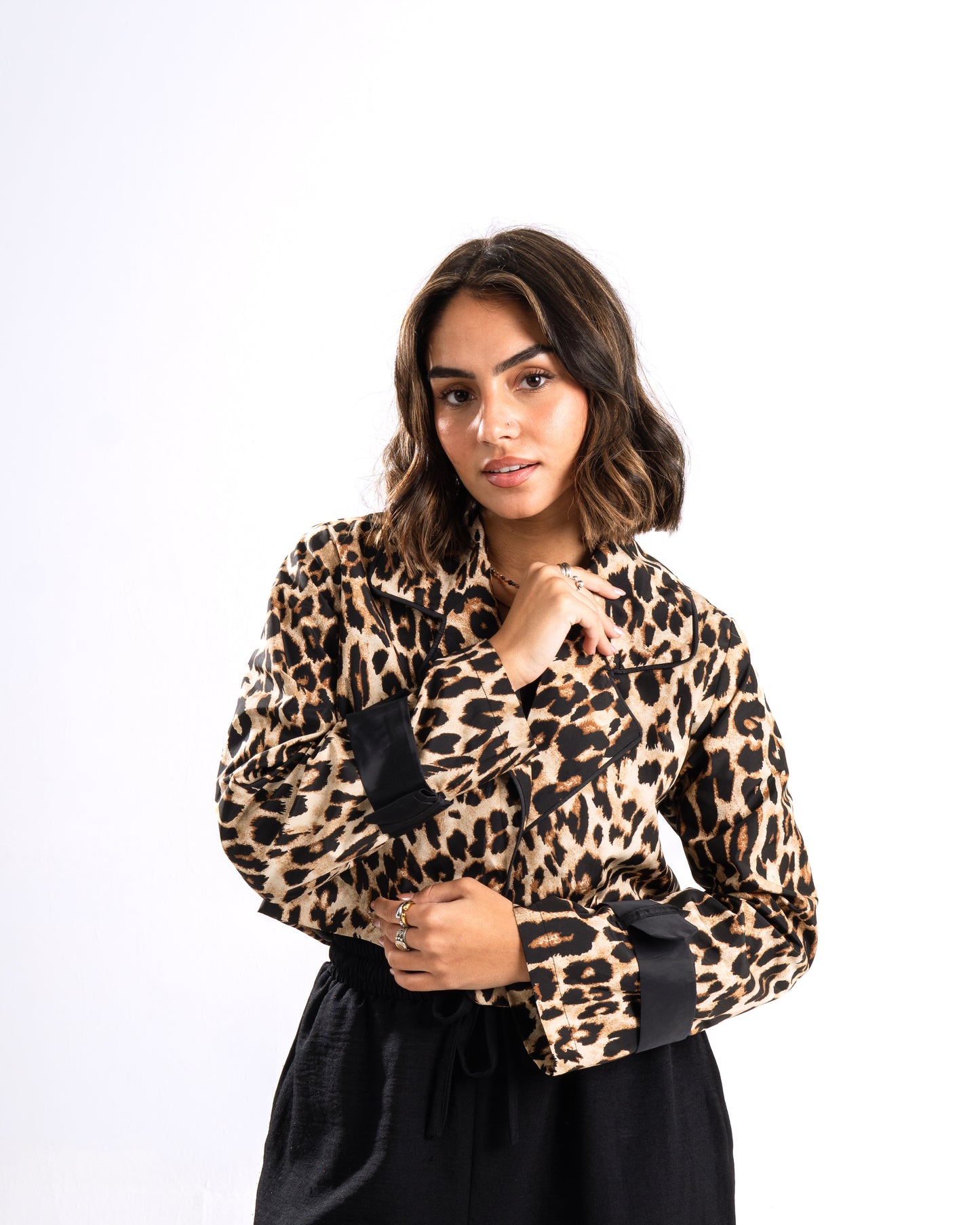 leopard water proof jacket